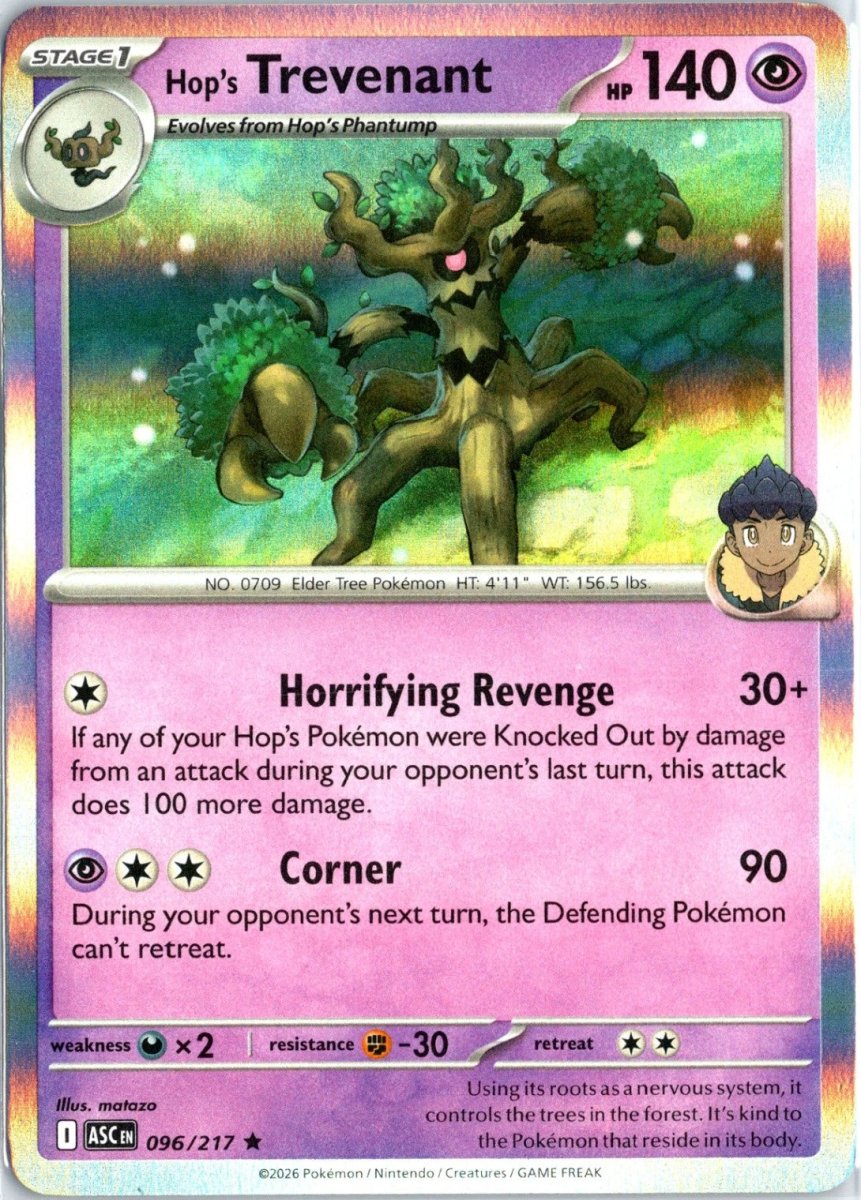 Hop's Trevenant - 096/217 (Holo) - ME: Ascended Heroes (ASC) by SAFAQATI on MYNTED