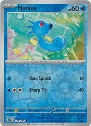 Horsea SV: 151 Common • 116/165 Reverse Holofoil by Shark Pop Culture on MYNTED