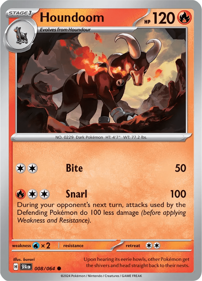 Houndoom 008/064 · Normal (Shrouded Fable) by Meeho Collectz on MYNTED