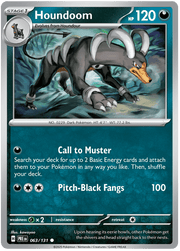 Houndoom 063/131 Reverse Holo | Scarlet & Violet – Prismatic Evolutions by Worth the XP on MYNTED