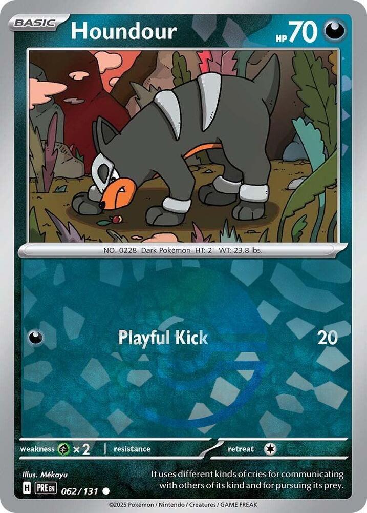 Houndour - 062/131 (Poke Ball Pattern) - SV: Prismatic Evolutions (PRE) by SAFAQATI on MYNTED