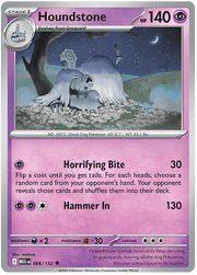 Houndstone 066/132 Uncommon | Mega Evolution by Worth the XP on MYNTED