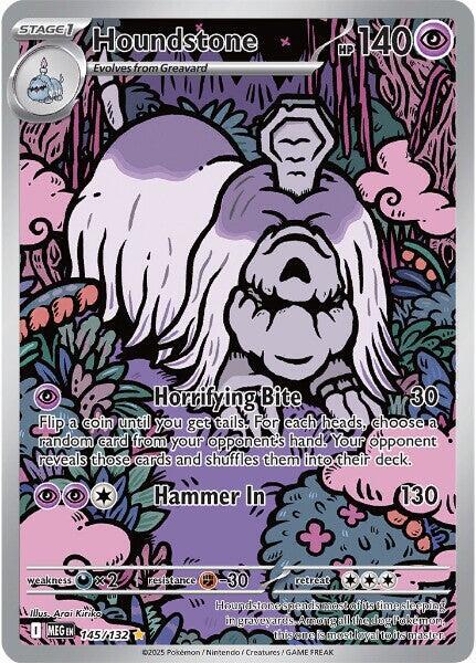 Houndstone - 145/132 - ME01: Mega Evolution (MEG) by Poké Dubai on MYNTED