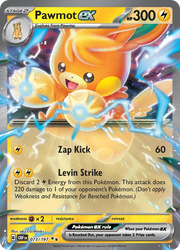 pawmot ex obsidian flames 073/197