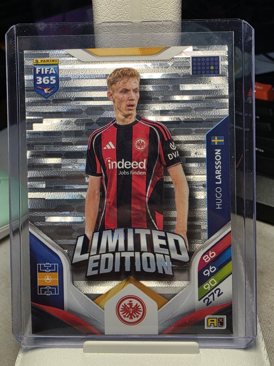 Hugo Larsson Limited Edition Eintracht Frankfurt - Adrenalyn XL Fifa 365 2026 by shad0wknightTCG on MYNTED
