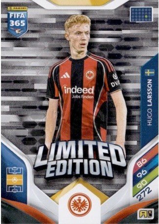 Hugo Larsson Limited Edition Eintracht Frankfurt - Adrenalyn XL Fifa 365 2026 by shad0wknightTCG on MYNTED