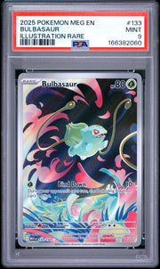 PSA 9 Bulbasaur Mega Evolution Illustration Rare 133/132