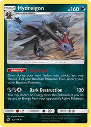 Hydreigon (Reverse Holofoil) Crimson Invasion Rare 62/111 by PokeSource on MYNTED