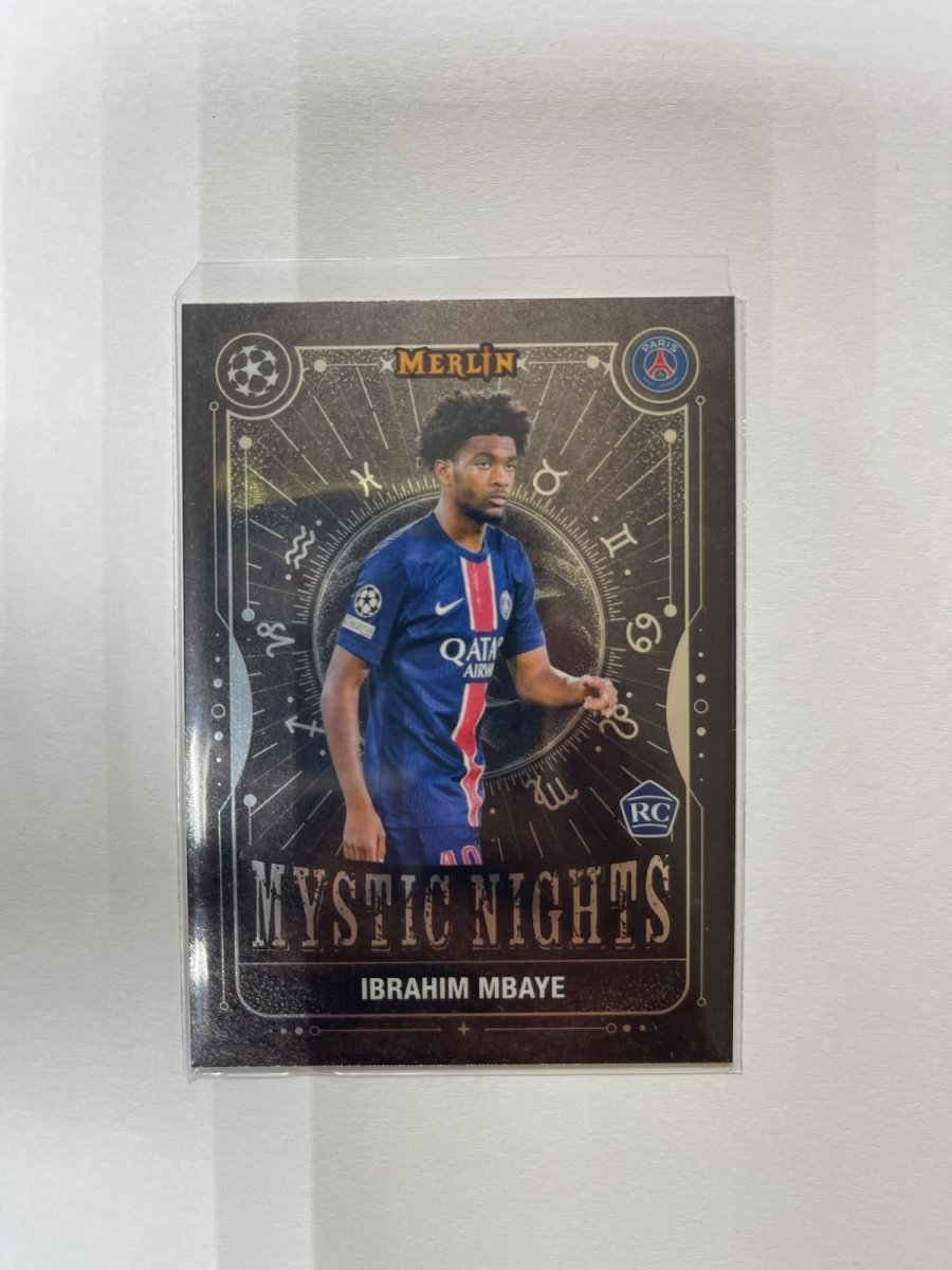Ibrahim Mbaye - 24-25 Topps Merlin Chrome - Mystic Nights RC by Card Market Ahuy on MYNTED