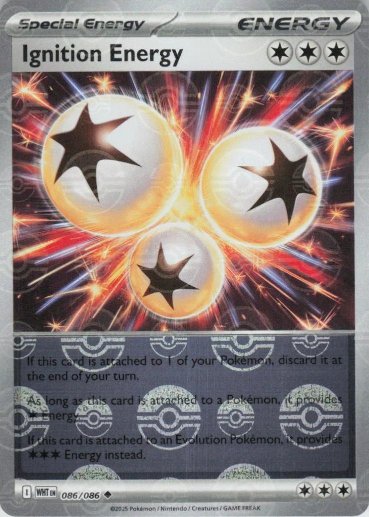 Ignition Energy - 086/086 (Poke Ball Pattern) - SV: White Flare (WHT) by SAFAQATI on MYNTED