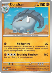 Donphan #045 Rev Holo - Chaos Rising