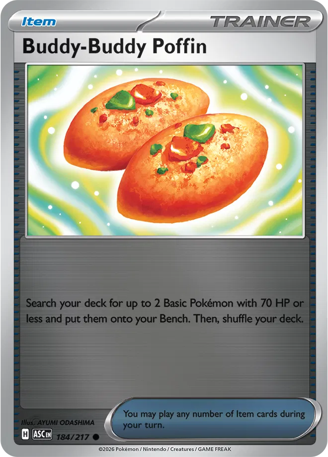 184/217 Buddy-Buddy Poffin - Reverse Holo - Ascended Heroes