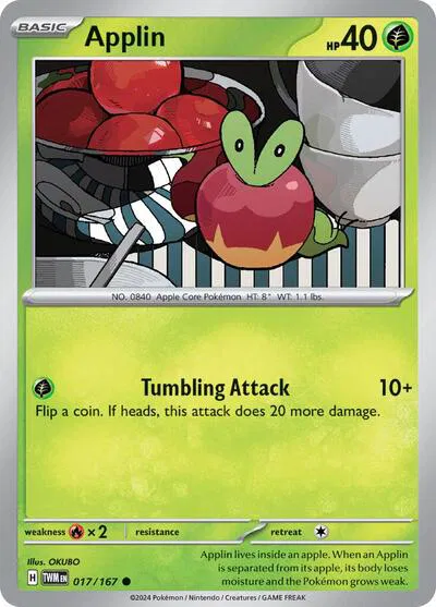 017/167 Applin - Reverse Holo - Twilight Masquerade