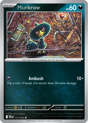 057/094 Murkrow - Reverse Holo - Phantasmal Flames