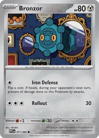 071/094 Bronzor - Phantasmal Flames