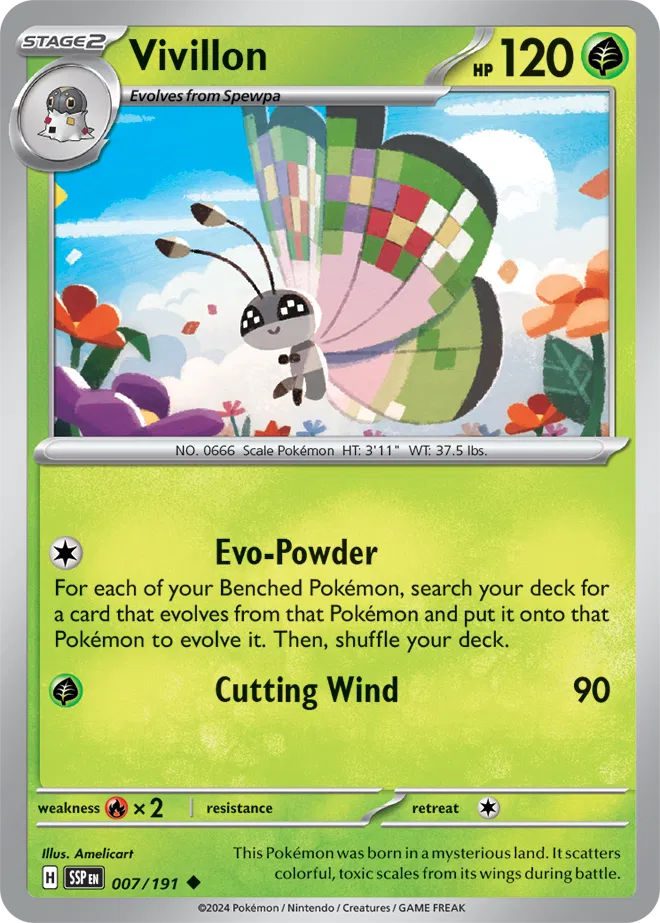 Vivillon #007 - Surging Sparks