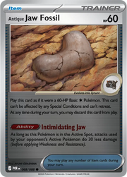 Antique Jaw Fossil #068 Rev Holo - Perfect Order