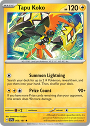 Tapu Koko #065 - Surging Sparks