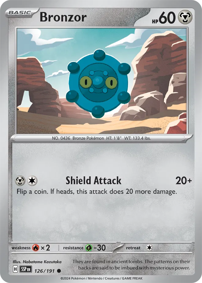 Bronzor #125 - Surging Sparks