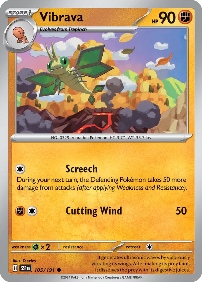 Vibrava #105 Rev Holo - Surging Sparks
