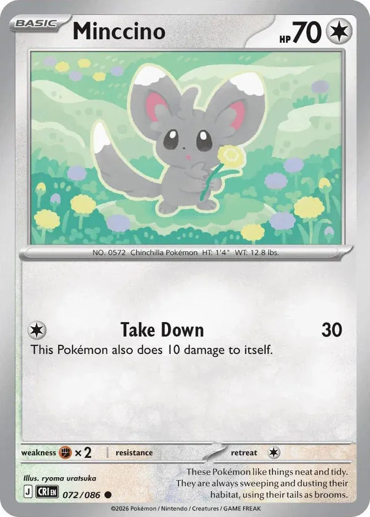 072/086 Minccino - Chaos Rising