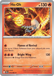 Ho-Oh #010 Holo - Chaos Rising