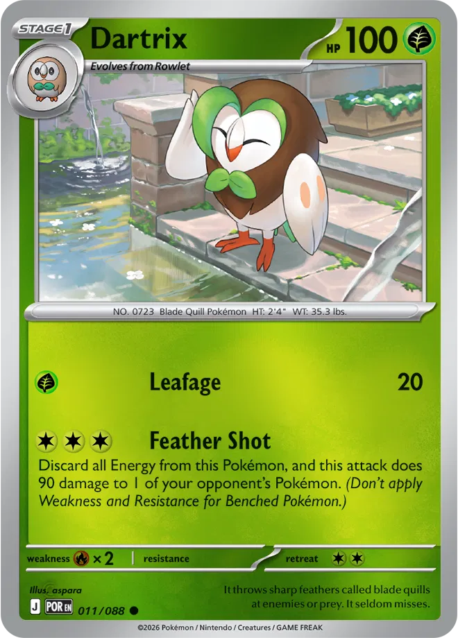 Dartrix #011 Rev Holo - Perfect Order