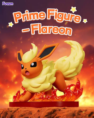 Pokemon Flareon Funism Prime Figure Series – Official Licensed Collectible