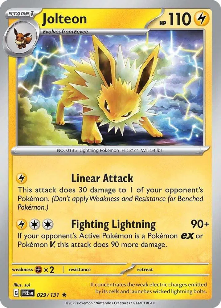 Jolteon #029 Holo - Prismatic Evolutions