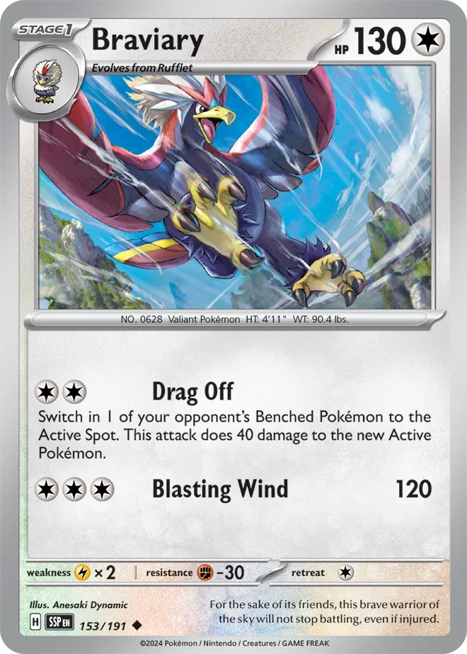 Braviary #153 - Surging Sparks