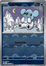 Cubchoo 025/086 BLK Poke Ball Pattern