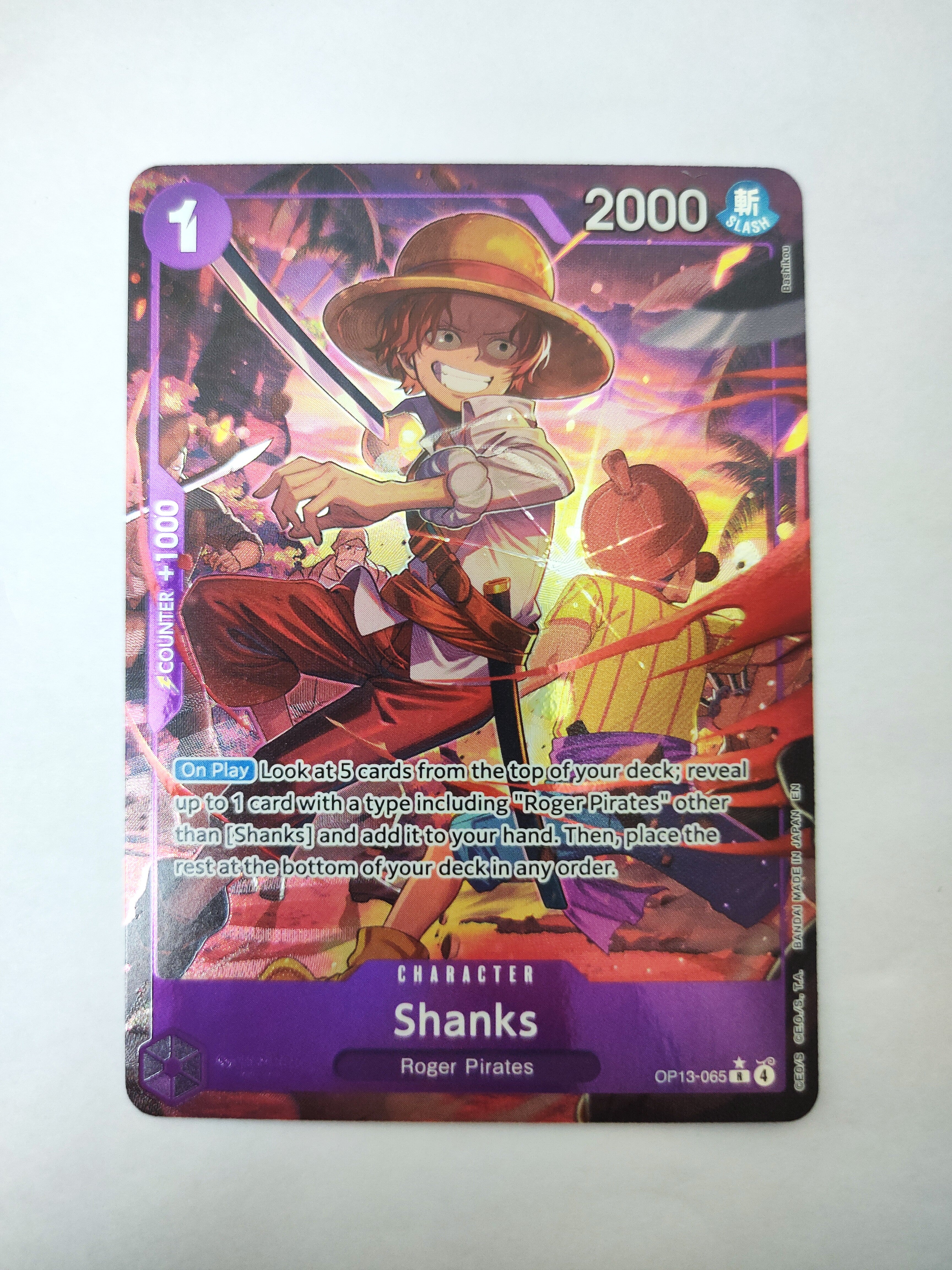 Shanks (065) (Alternate Art) R OP13-065