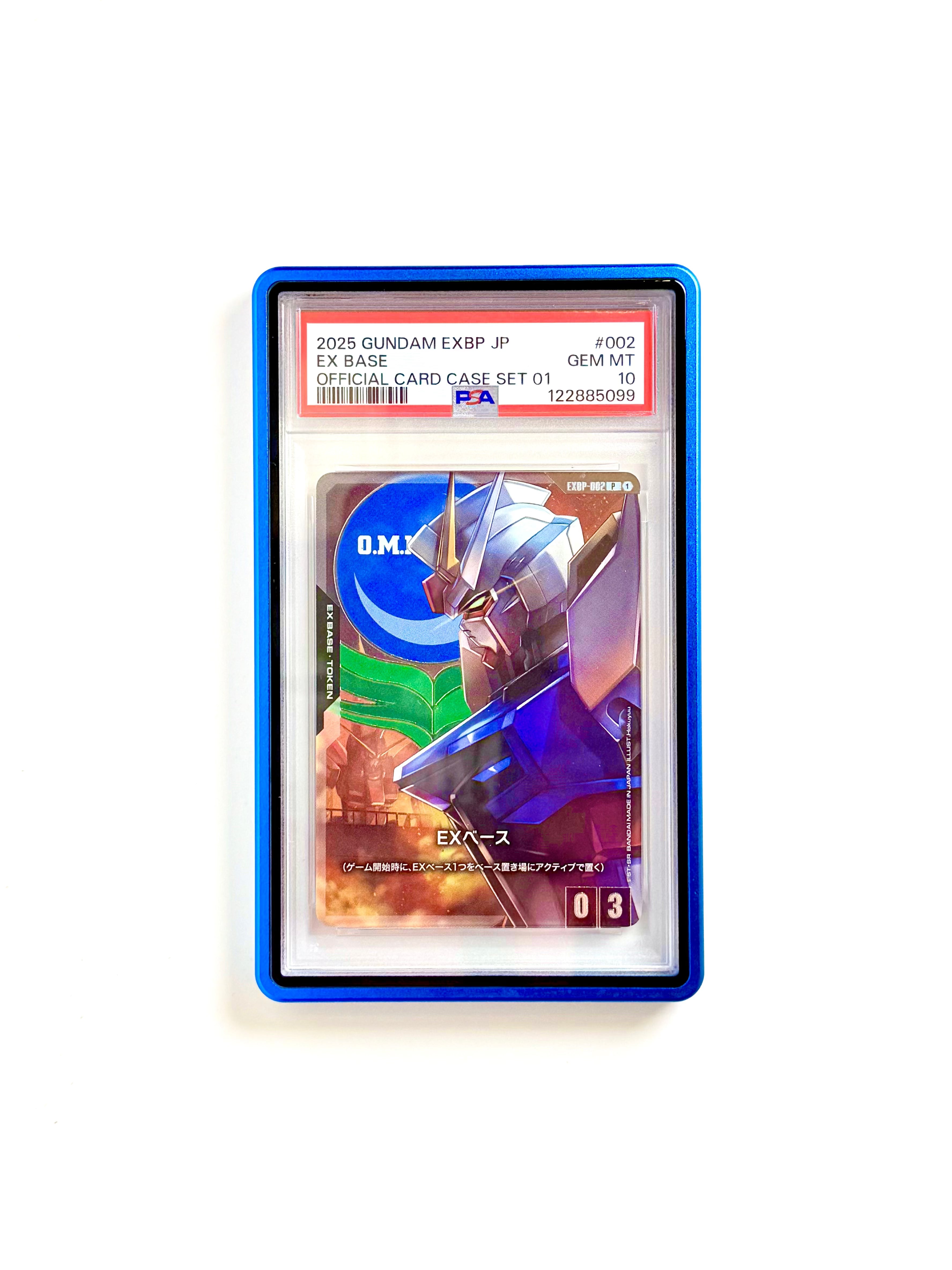 PSA 10 - Gundam - Gundam Ex Base Official Card Case Set 01