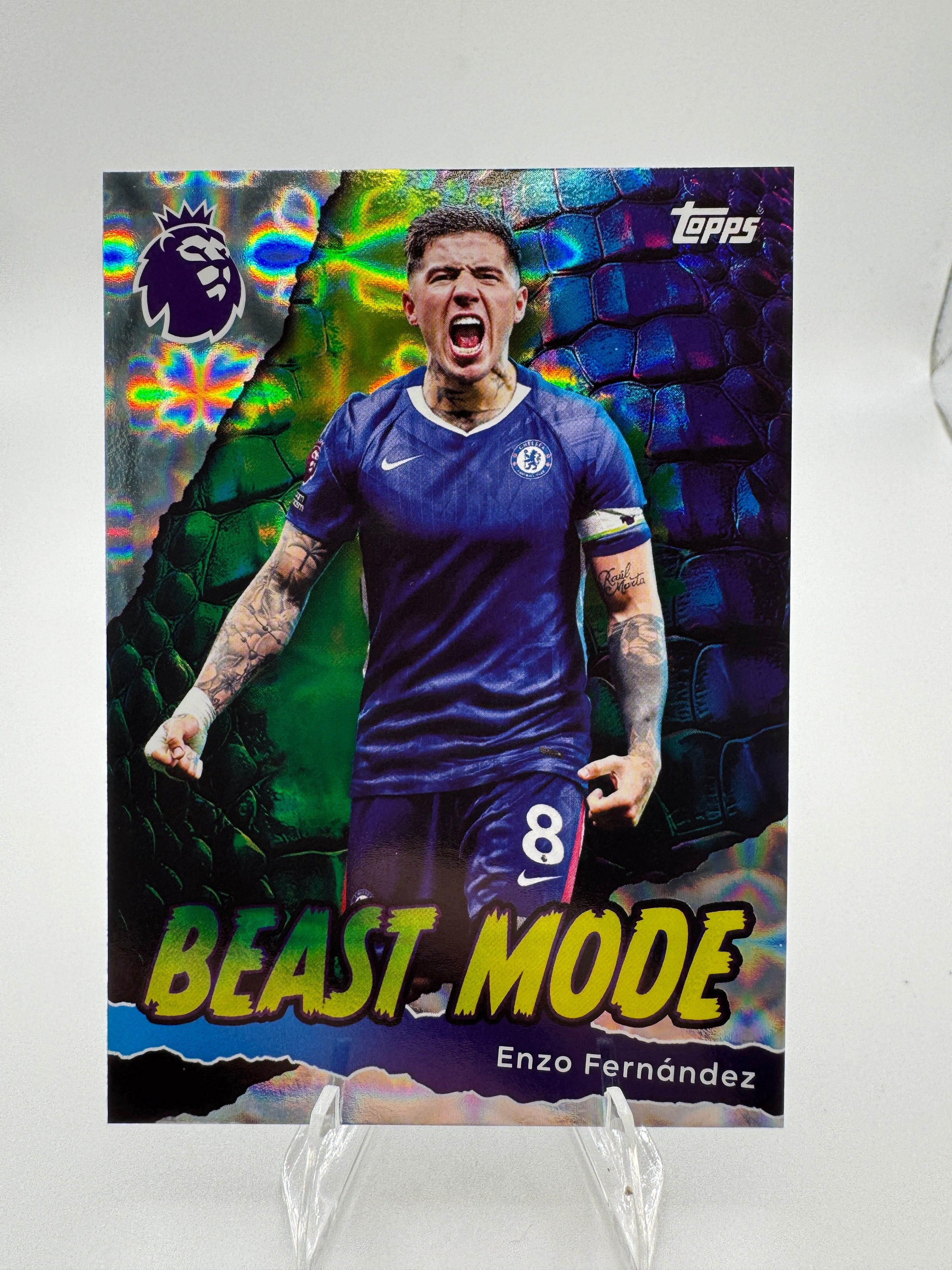 Enzo Fernandez - Chelsea - Beast Mode Insert - Topps Chrome Premier League 2026