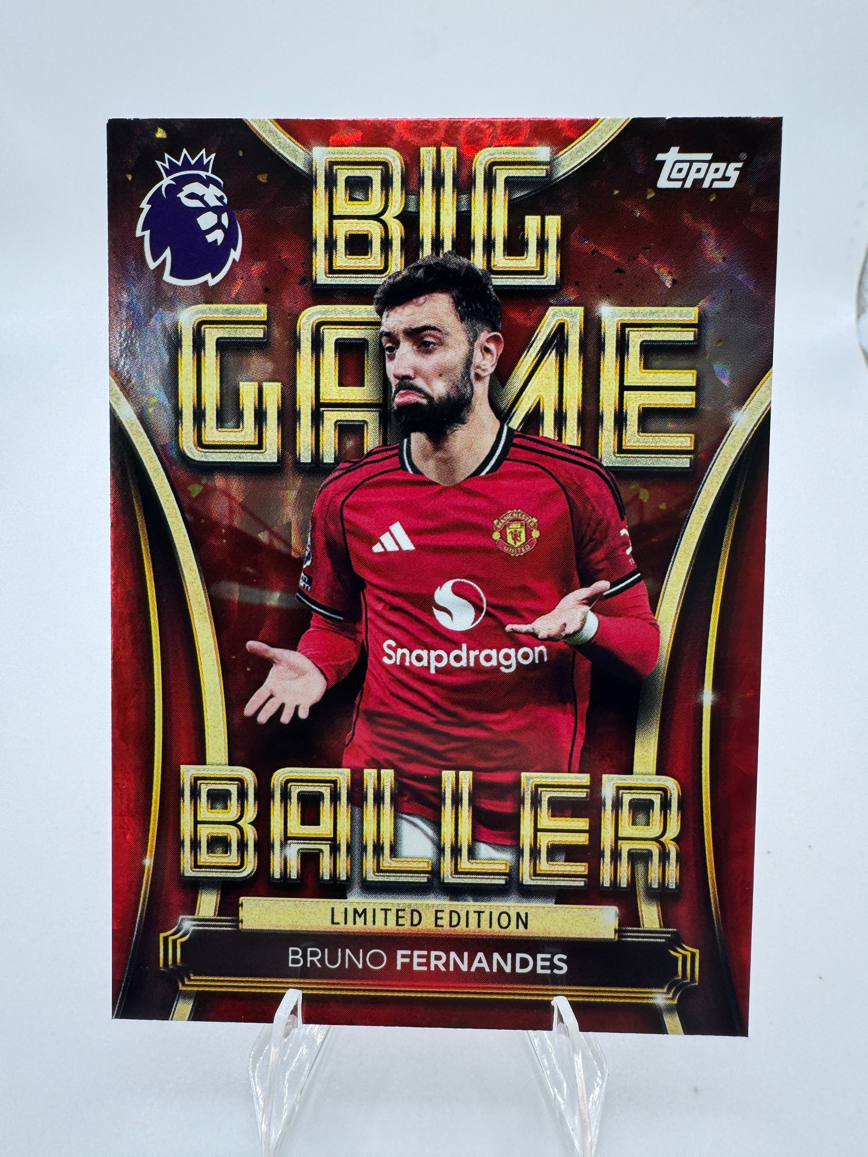 Bruno Fernandes  - Big Game Baller - Man United - Topps Premier League