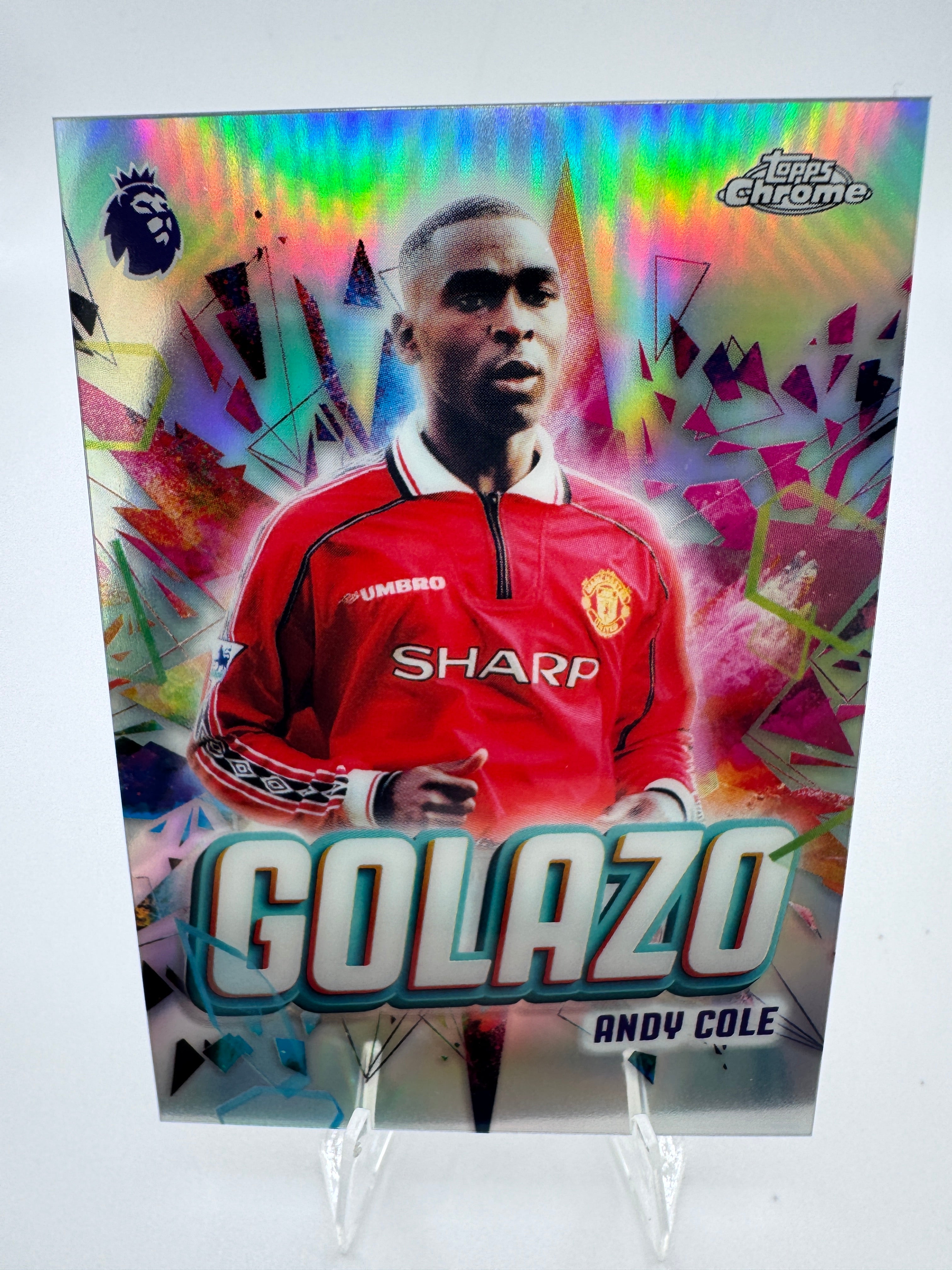 Andy Cole - Golazo - Man United - Topps Chrome Premier League