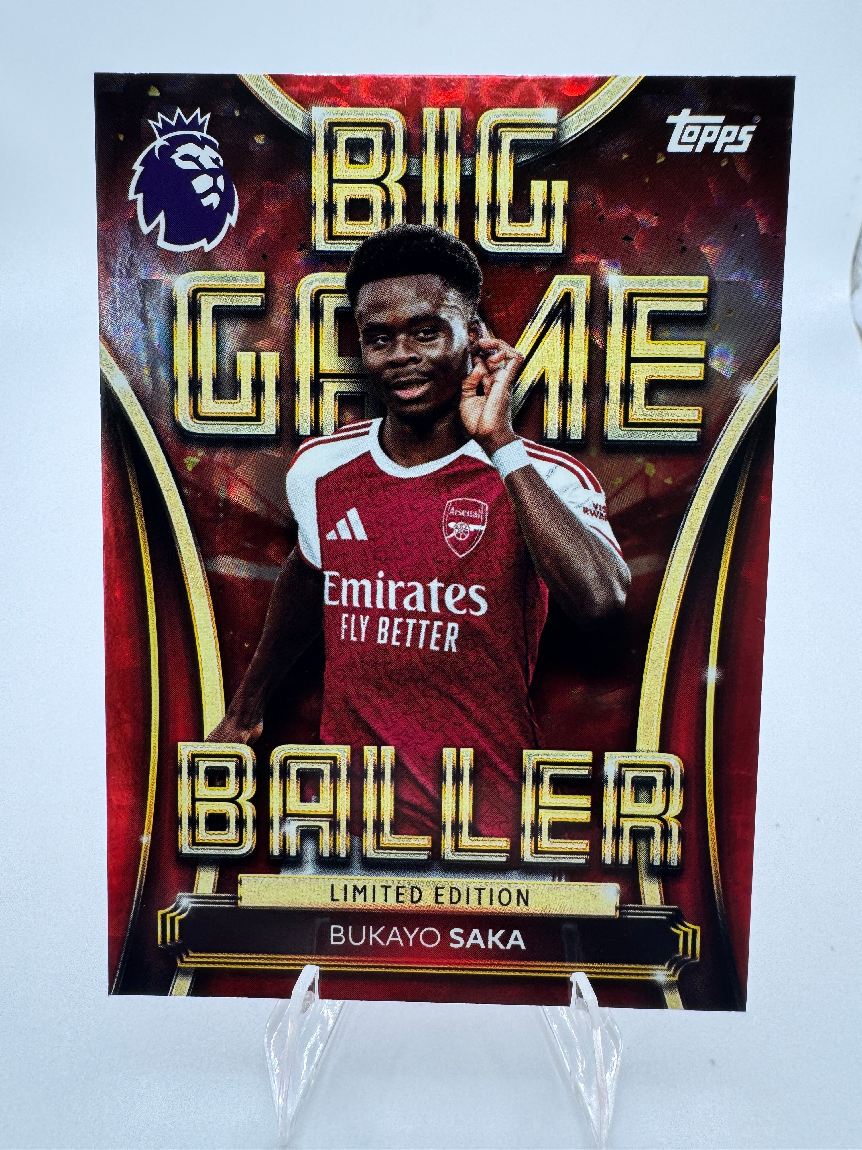 Saka - Big Game Baller - Arsenal - Topps Premier League