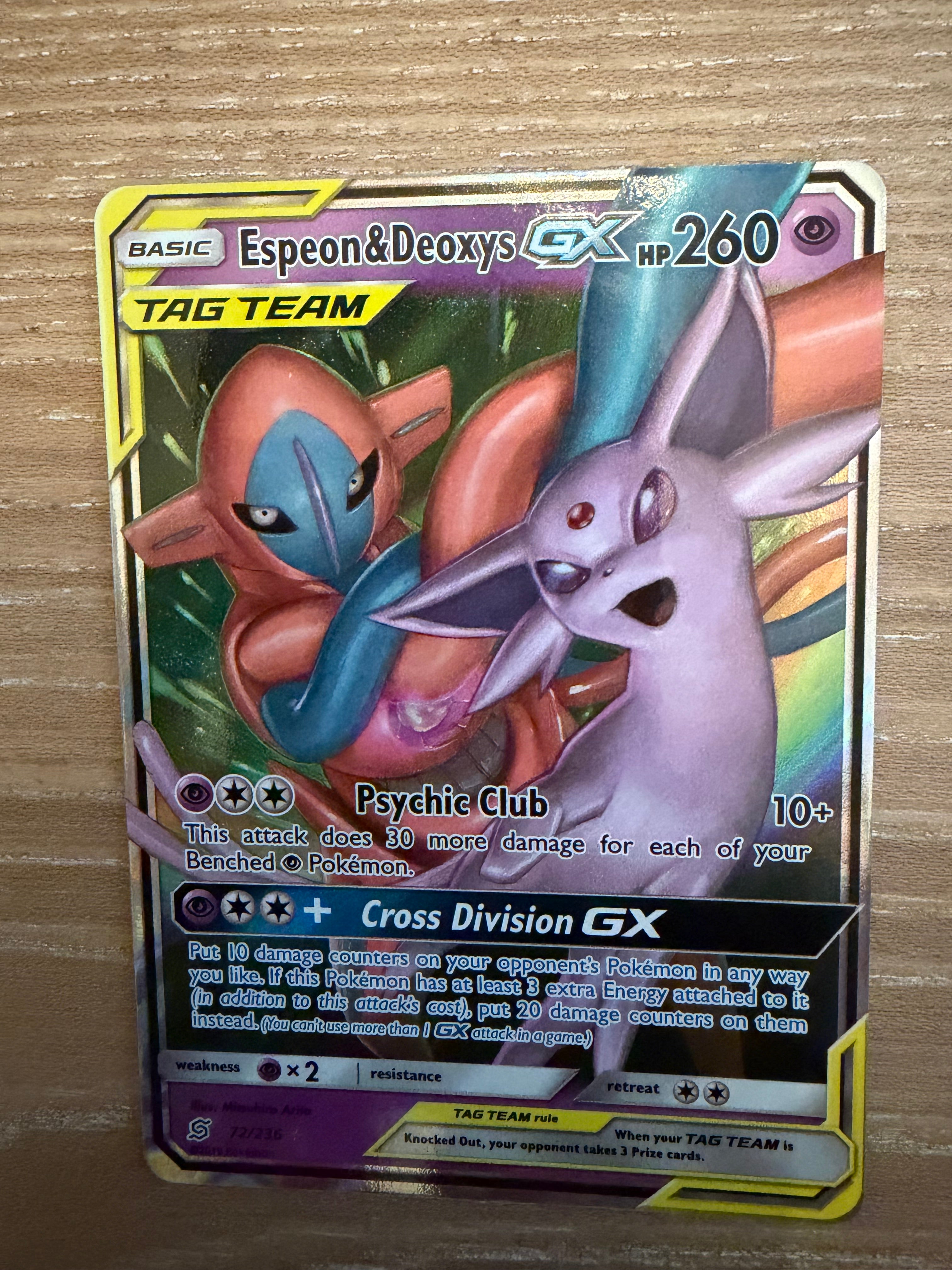 Espeon & Deoxys GX - SM - Unified Minds (SM11)