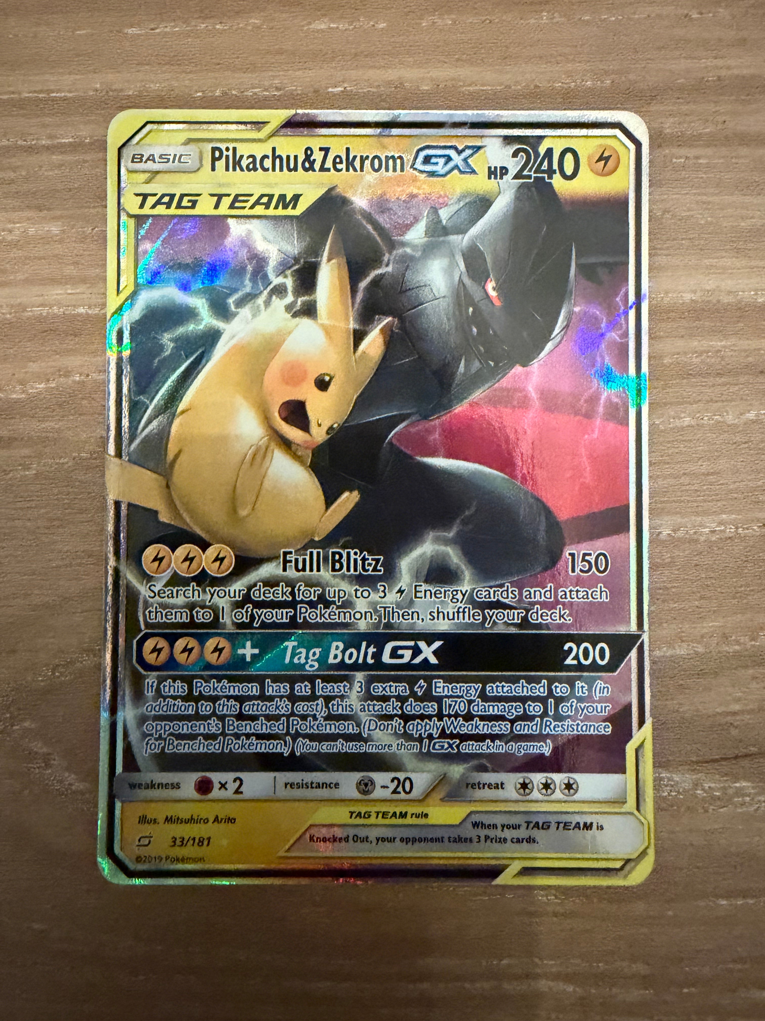 Pikachu & Zekrom GX - SM - Team Up (SM9)