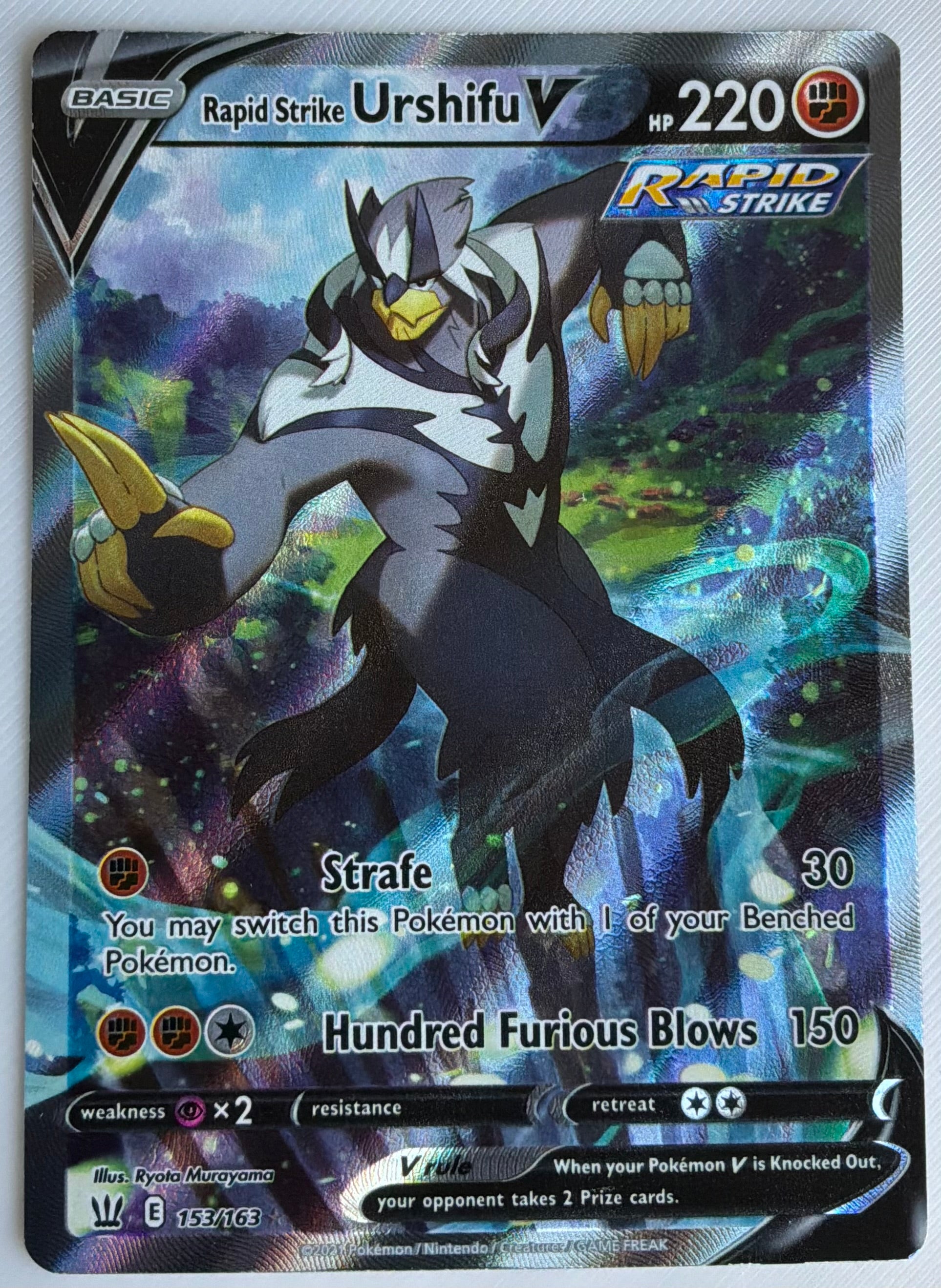 Rapid Strike Urshifu V (Alternate Full Art) 153/163