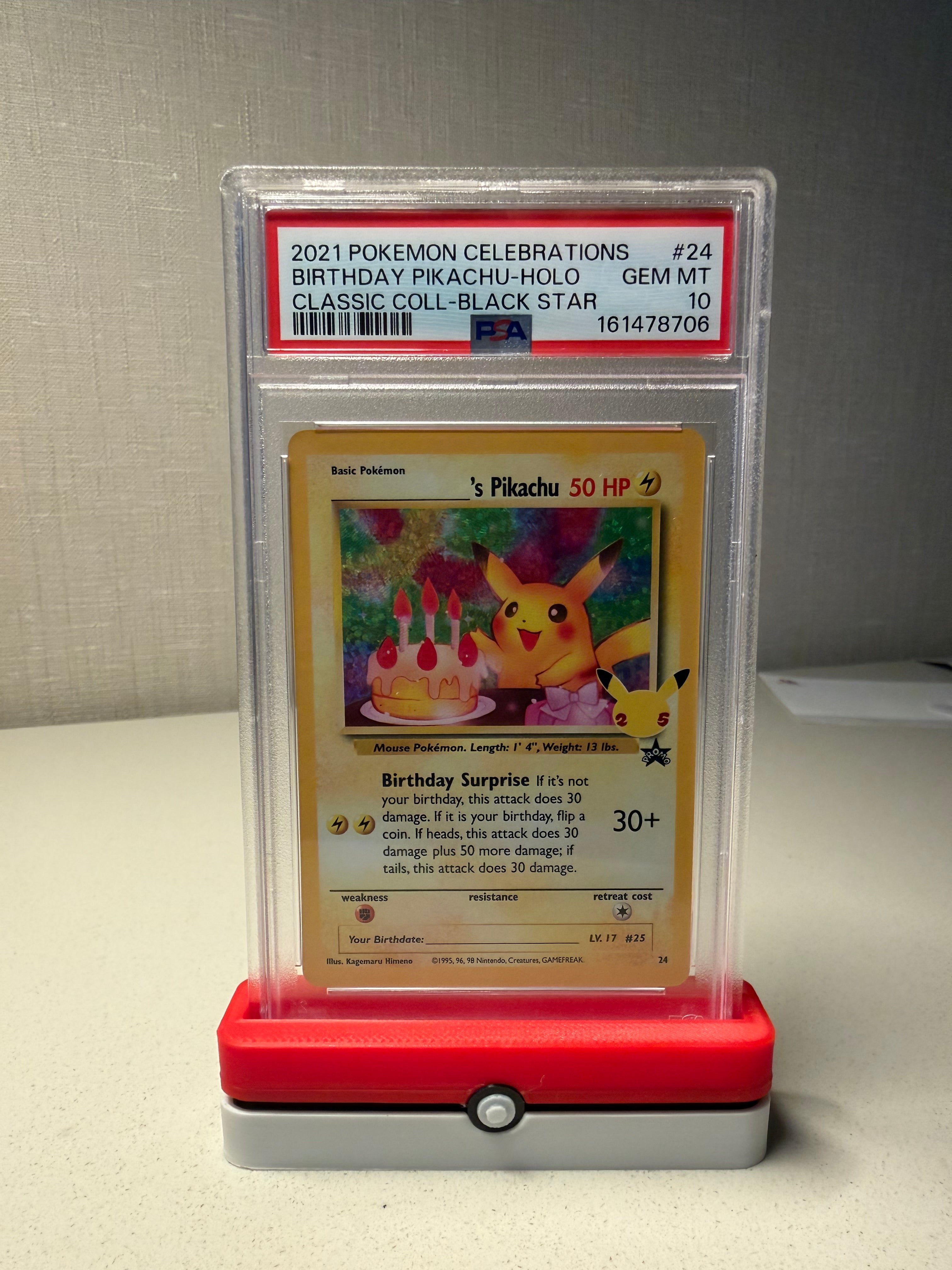Birthday Pikachu 24/53 PSA10