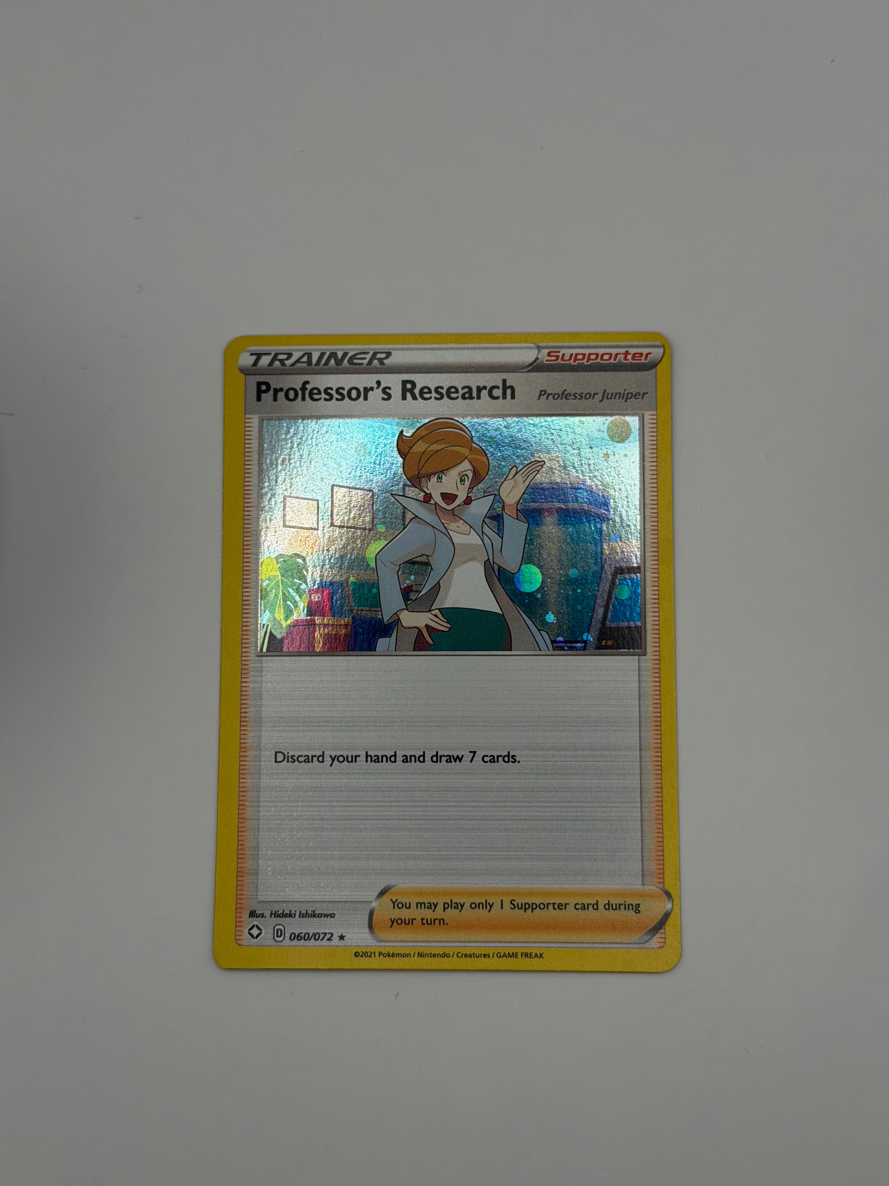 060/072 Professor's Research - Professor Juniper - Cosmos Holo - Shining Fates