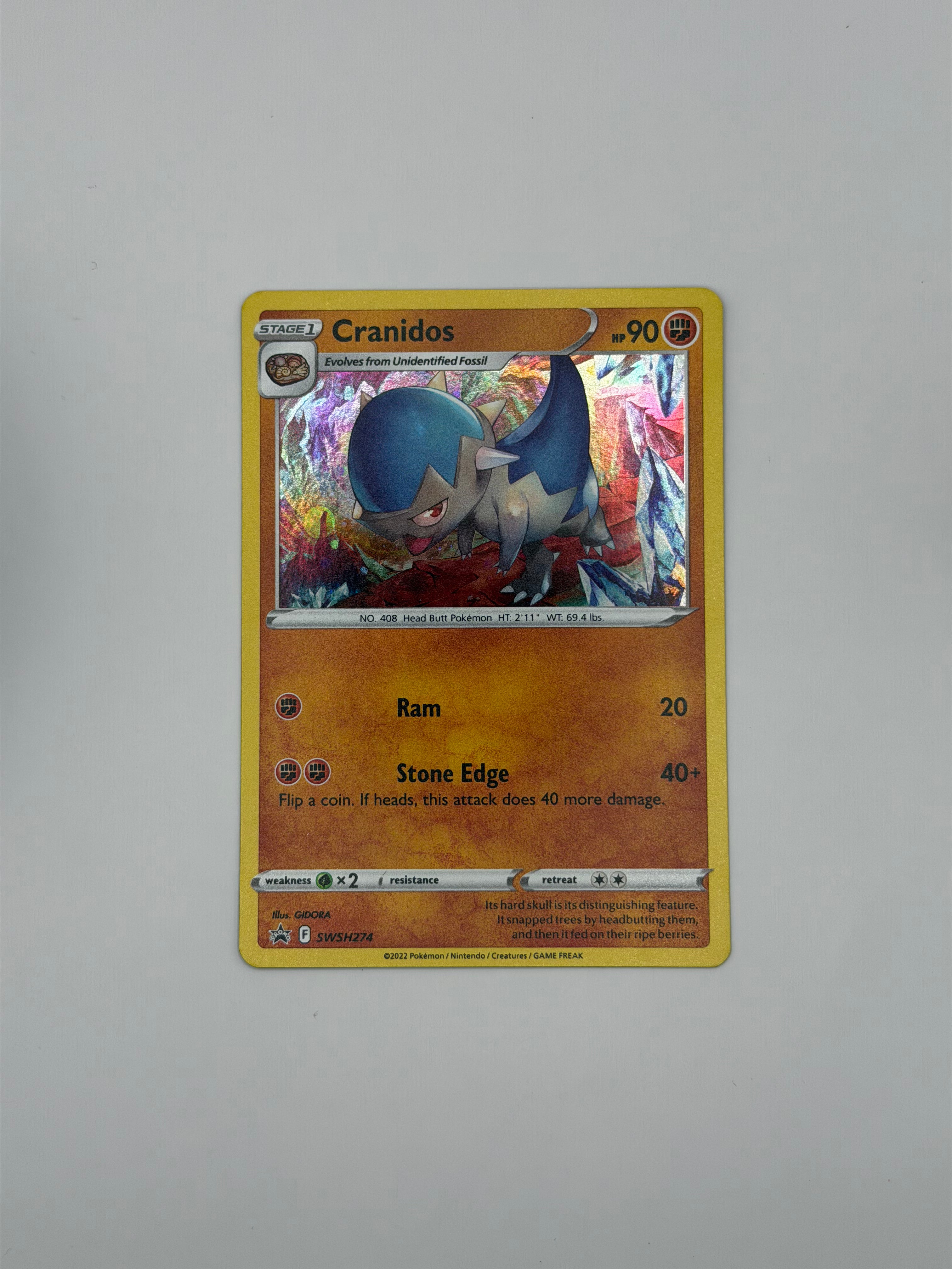SWSH 274 Cranidos - Promo