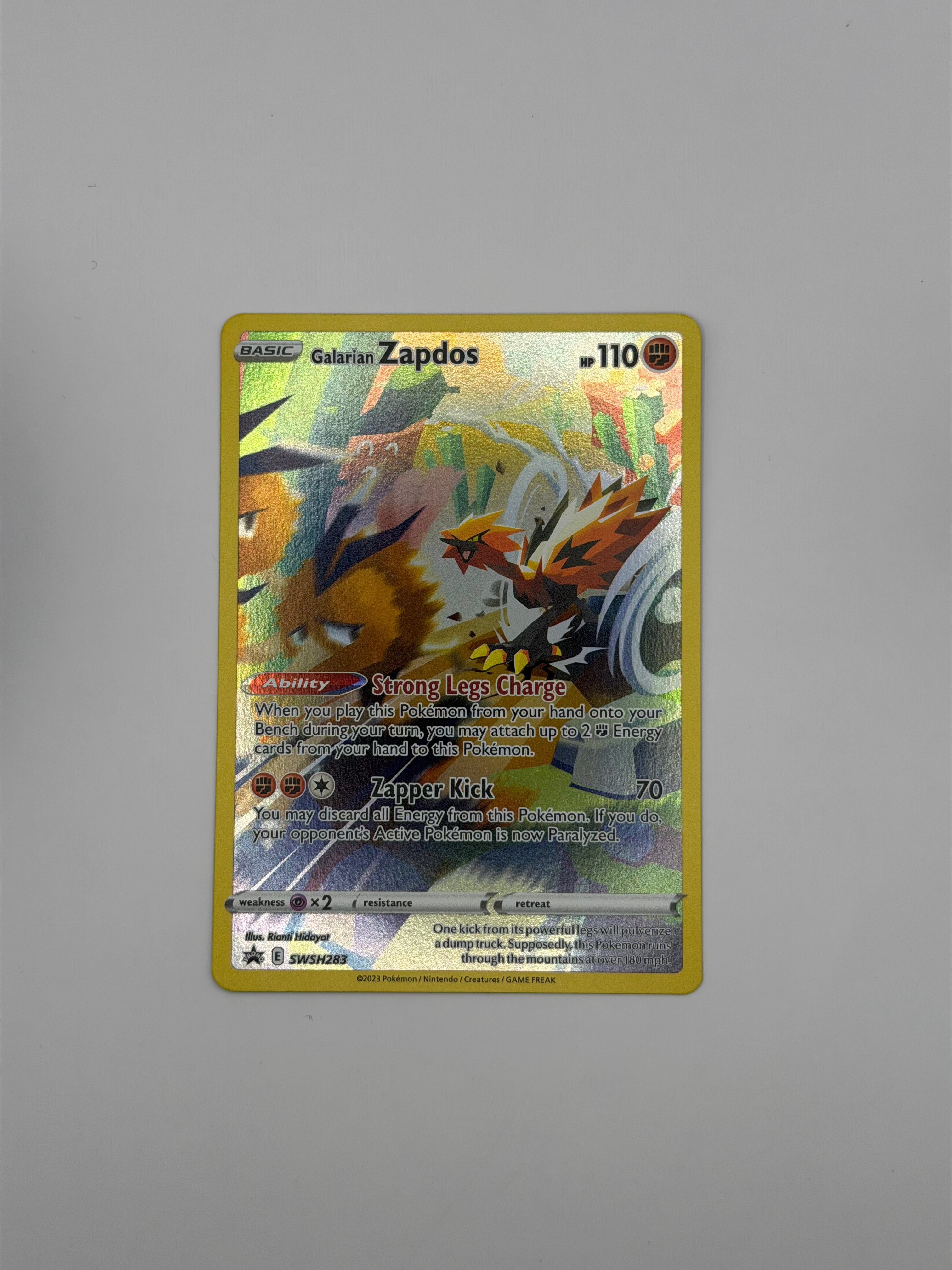 SWSH 283 Galarian Zapdos - Promo