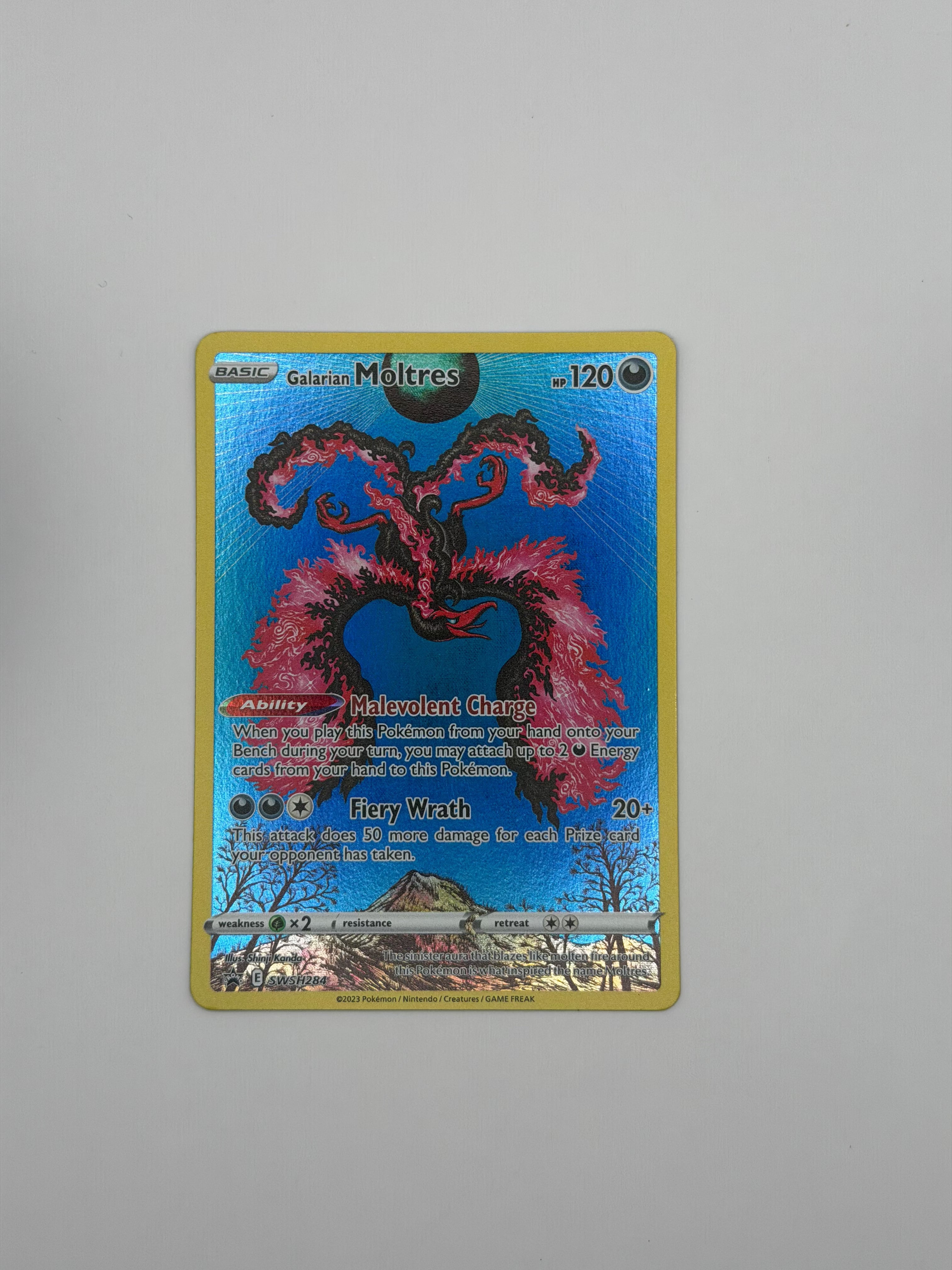 SWSH 284 Galarian Moltres - Promo