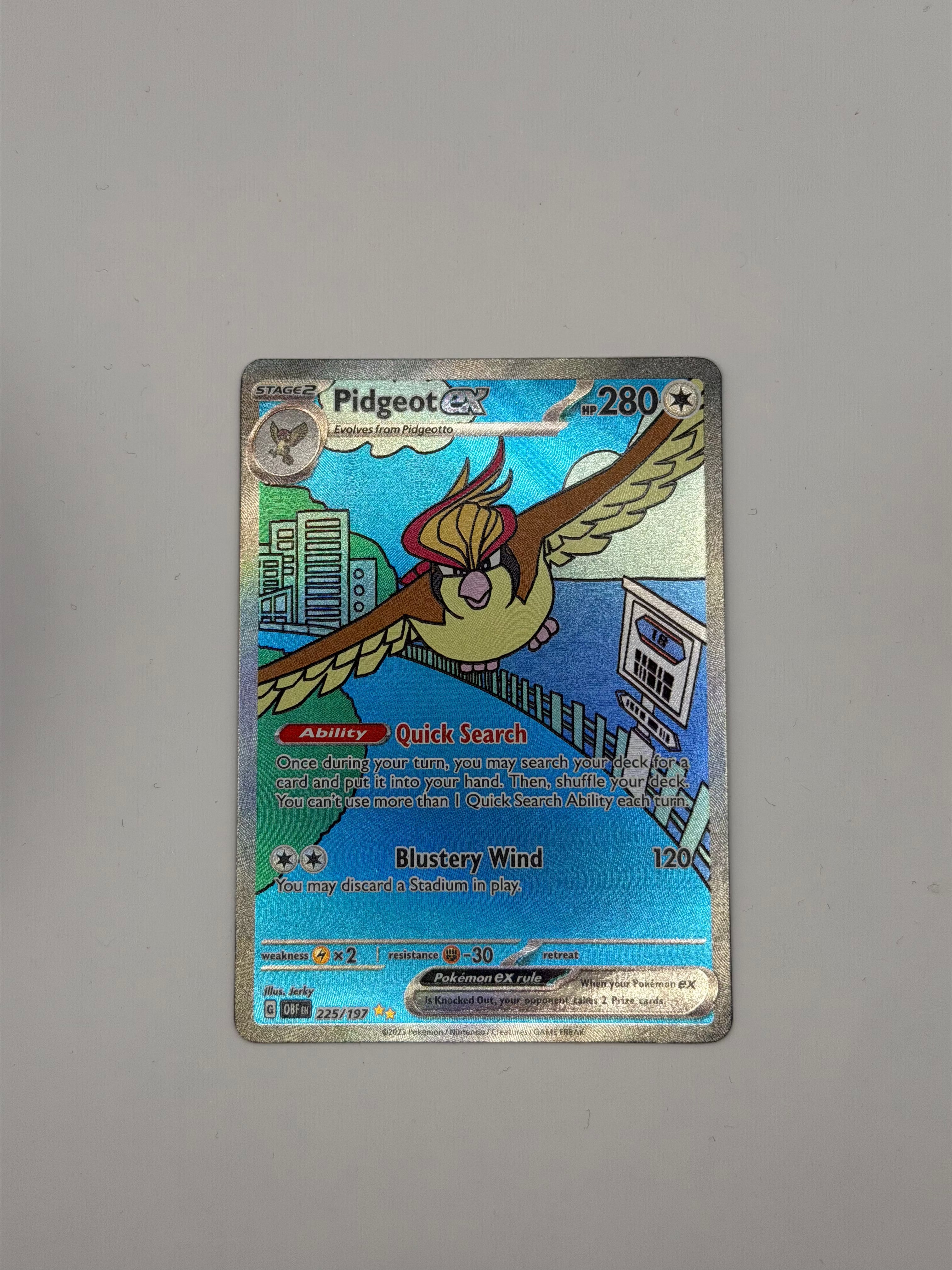 225/197 Pidgeot ex - Obsidian Flames