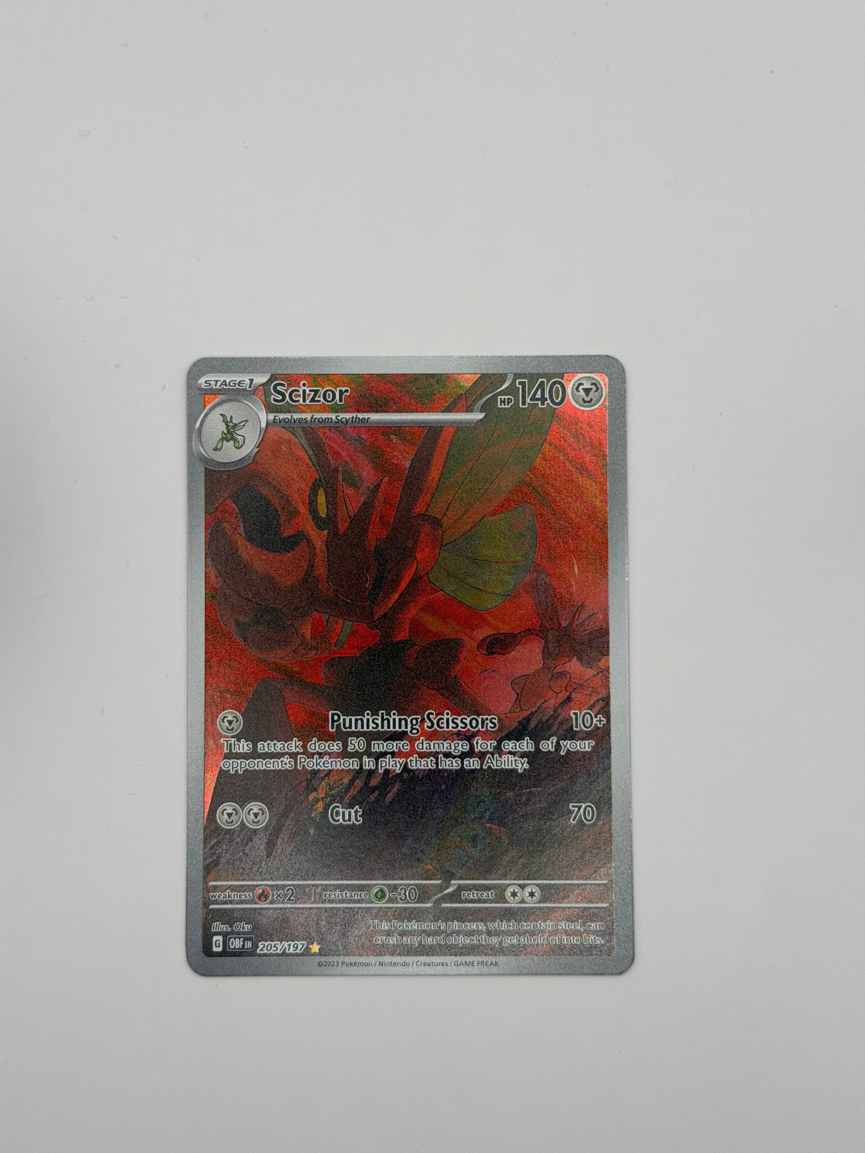 205/197 Scizor - Obsidian Flames