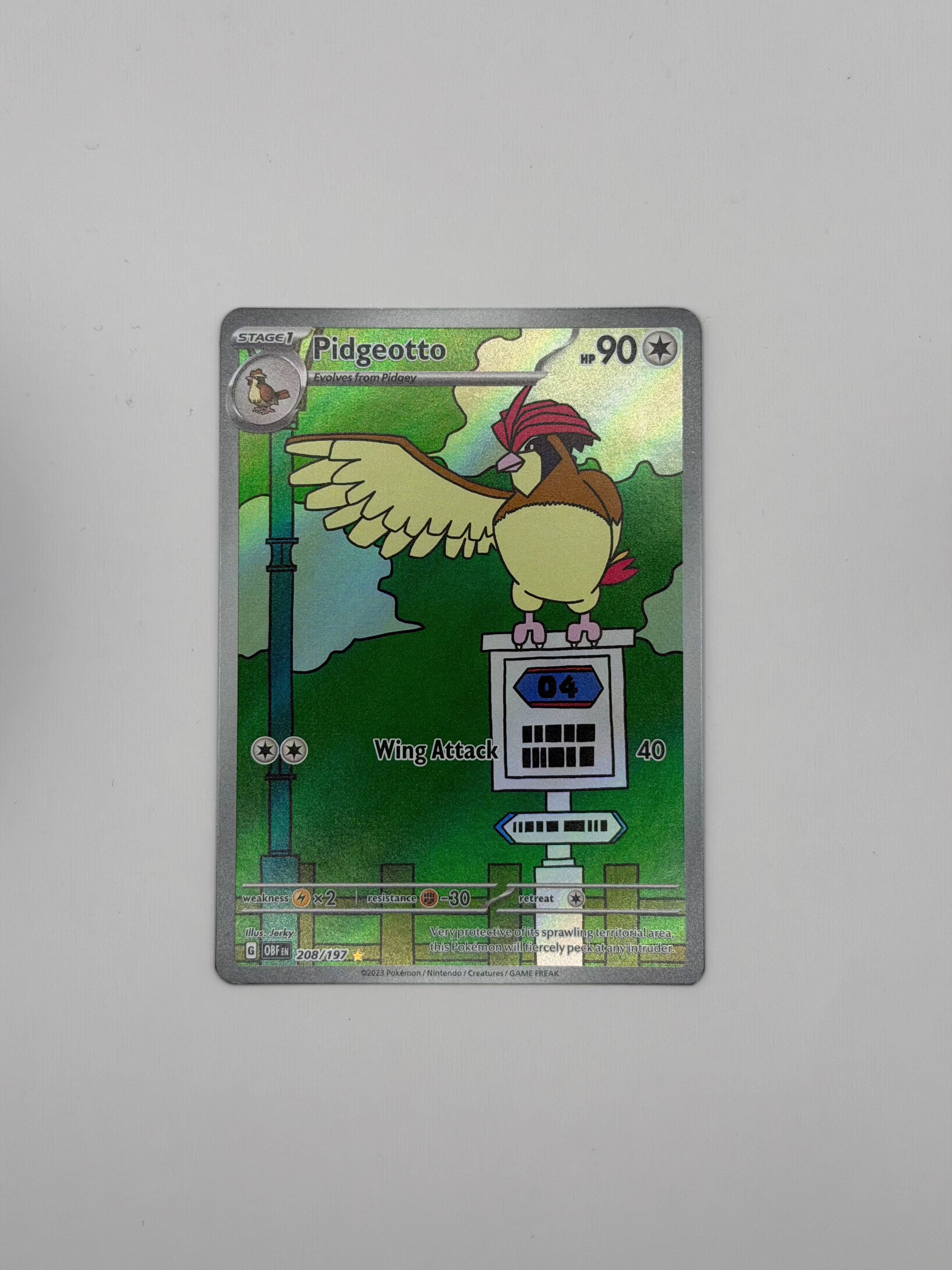 208/197 Pidgeotto - Obsidian Flames
