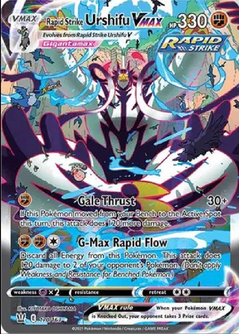 Rapid Strike Urshifu VMAX (Alt Art Secret) 170/163