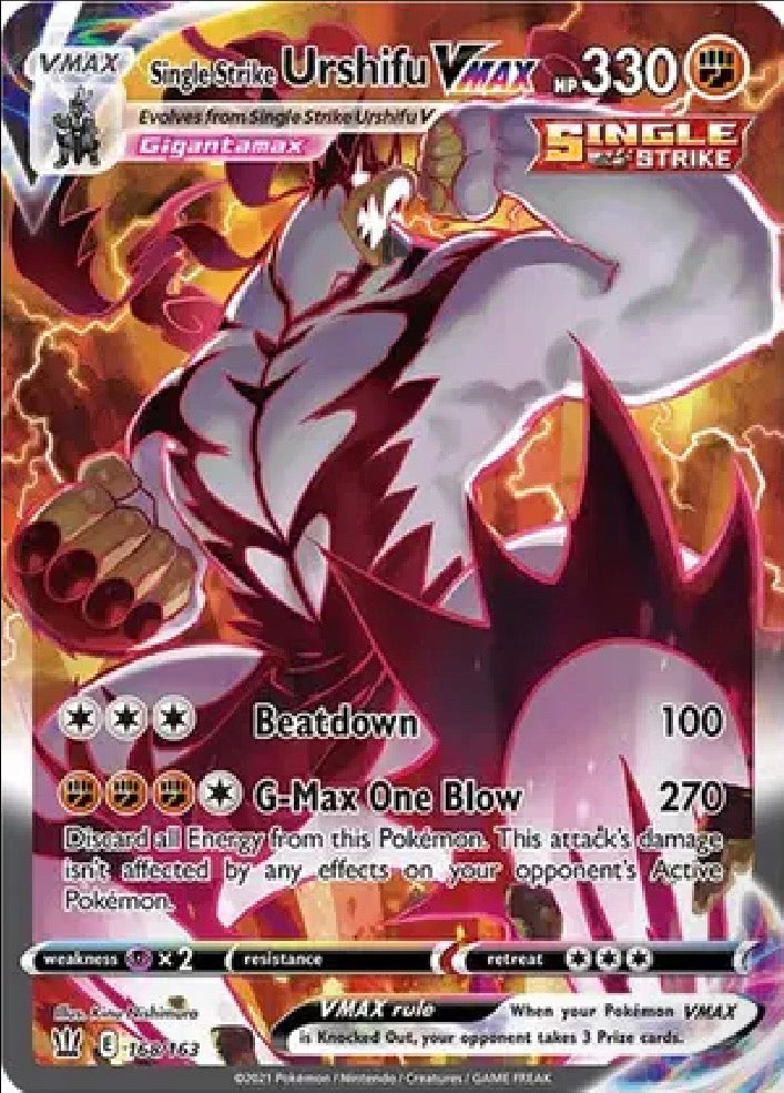 Single Strike Urshifu VMAX (Alternate Art Secret) 168/163